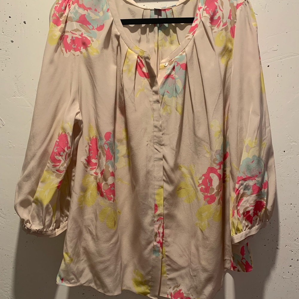 Boden Blouson Silk Blouse